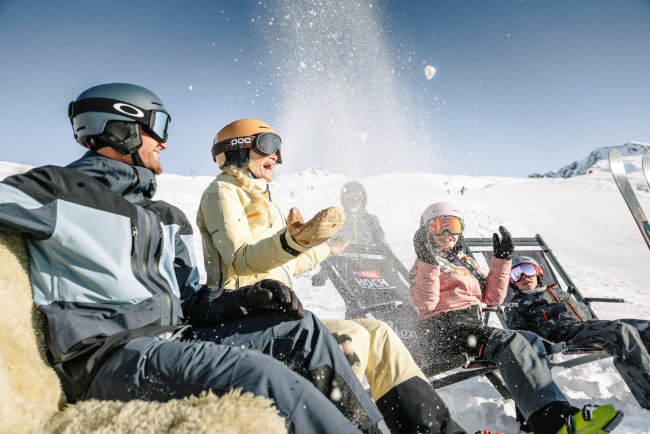 Winterspaß mit der Familie im Skigebiet Hochzeiger im Pitztal